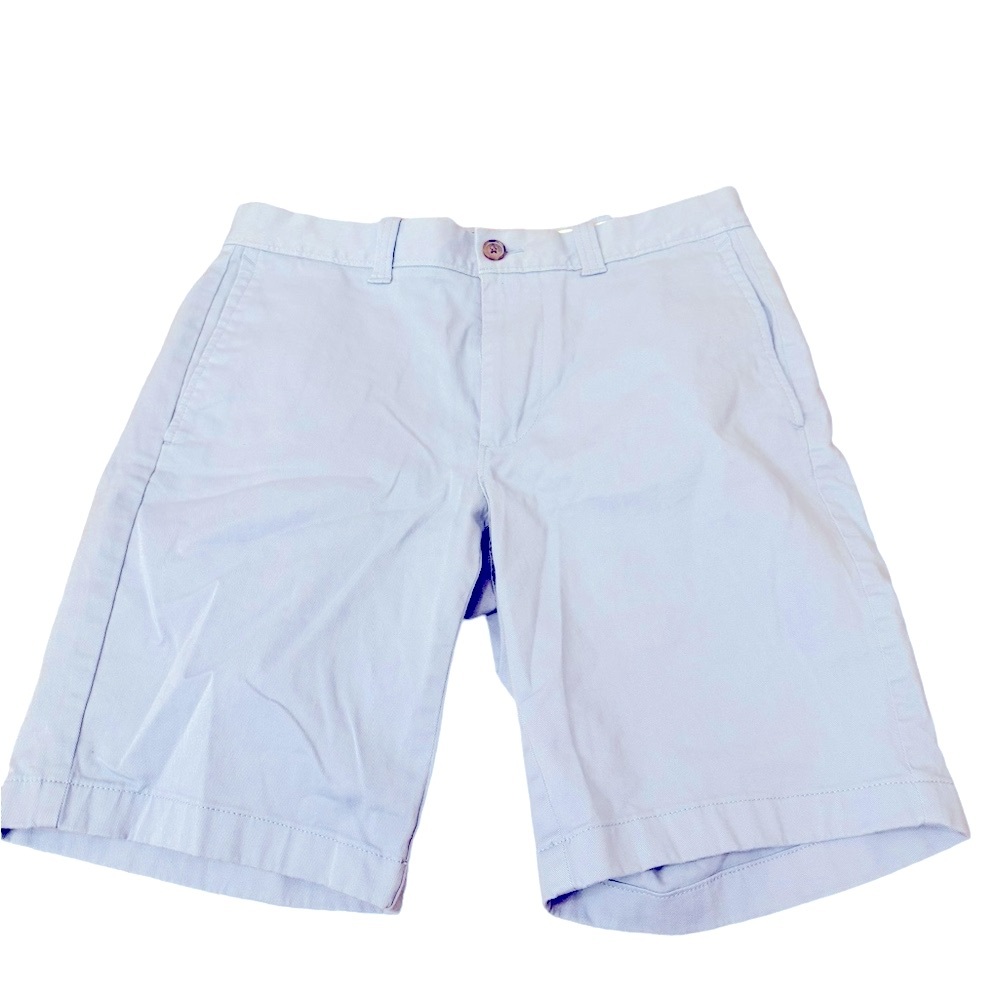 J Crew stretch chino shorts in steel blue. Size 29. EUC
